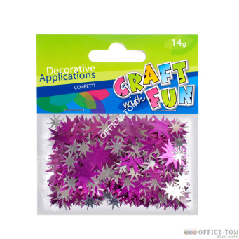 Ozdoby metaliczne Gwiazdy 14G CRAFT WITH FUN