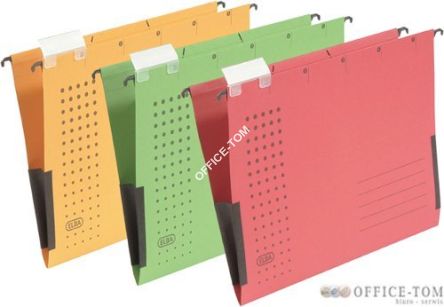 Teczka wisząca ELBA CHIC  z płóc. boczkami Bordowy