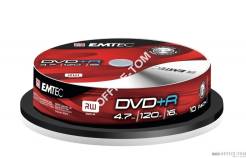Płyta EMTEC DVD+R 4.7GB x20 Cake Box (10)