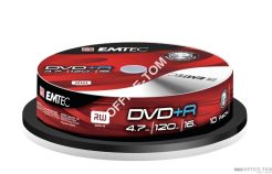 Płyta EMTEC DVD+R 4.7GB x20 Cake Box (10)