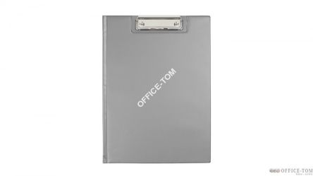 Teczka klip A4 siwa Biurfol