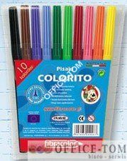 Flamastry COLORITO 10kolorów  FIBRACOLOR