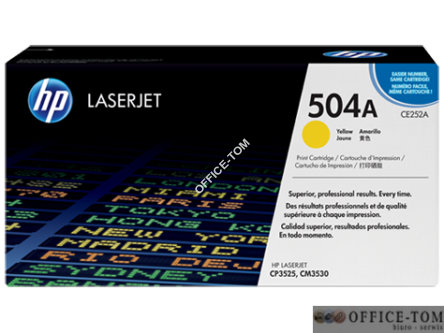 Toner HP 504A (CE252A) żółty 7000str