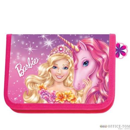 Piórnik dwuklapkowy bez wyp. BARBIE ST.MAJEWSKI