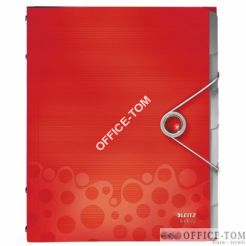 Teczka segregująca 6 przekładek LEITZ Bebop, pomarańczowy