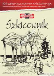 Blok-szkicownik A4  z papieru makulaturowego 80g 100 kartek KOH I NOOR
