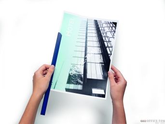 Grzbiety zaciskowe DURABLE A4/30 2900/07 granatowy 100szt