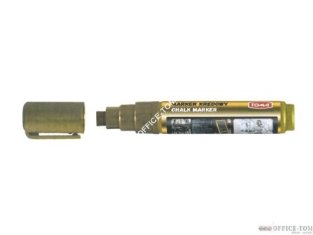 Markery kredowe końcówka 8x5mm-ZŁOTY TOMA