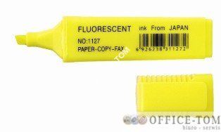 Zakreślacz D.RECT 1127 ŻÓŁTY