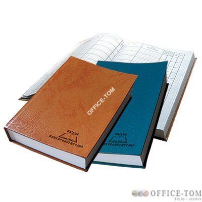 Książka korespondencyjna A-4 300 kartek - granat Warta