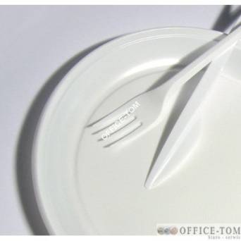 Talerzyki jednorazowe 22cm (100szt) ) białe