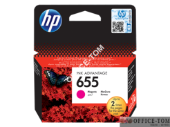 Tusz HP 655 (CZ111AE) purpurowy 600str