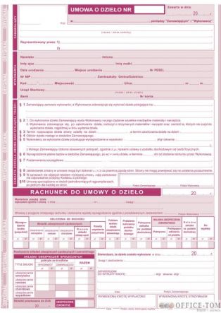 Umowa o dzieło MICHALCZYK I PROKOP A4 40 kartek