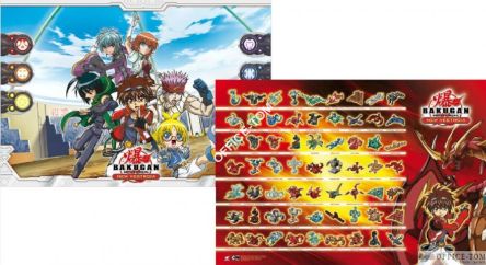 Podkład szkolny na biurko obustronny 55x38 cm BAKUGAN ST.MAJEWSKI