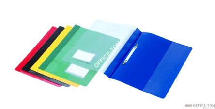 Skoroszyt DONAU A4 PVC z kieszonka niebieski