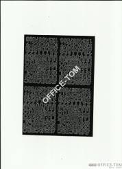 LITERY samoprzylepne 0.7cm(8szt) czerwone ARTDRUK