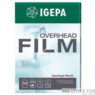 Folia IGEPA Overhead Film 102 - Przezroczysta, dwustr. Antystat.powlekana