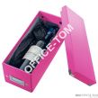 Pudło LEITZ C&S na CD, WOW różowy - 3