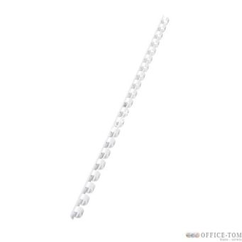 Grzbiety palstikowe LEITZ do bindowania   8 mm, biały