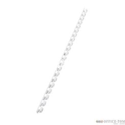 Grzbiety palstikowe LEITZ do bindowania   8 mm, biały