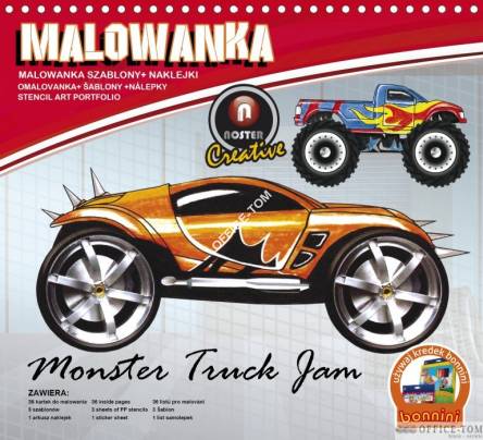 Malowanka 2624-04M   szablon+naklejki