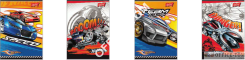 Zeszyt okładka laminowana A5, 16k., linia podwójna, HOT WHEELS Unipap