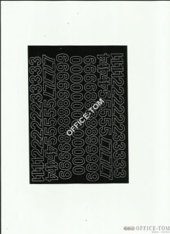 CYFRY samoprzylepne 1.5cm(8szt) zielone ARTDRUK