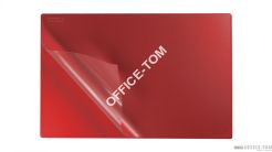 Podkład na biurko z folią 38x58 CZERWONY PB-01-03 Biurfol