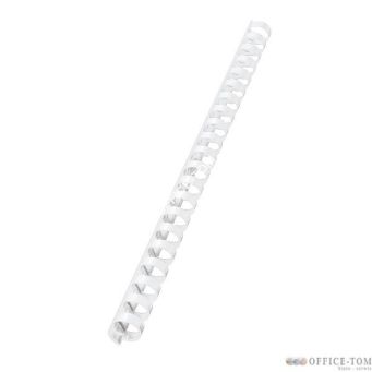 Grzbiety palstikowe LEITZ do bindowania  16 mm, biały