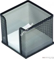 Przybornik DONAU metalowy - na karteczki + karteczki