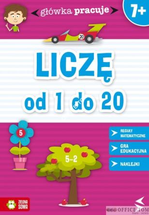 Książka GŁÓWKA PRACUJE. Liczę od 1 do 20 9788378957065 (C) Zielona Sowa