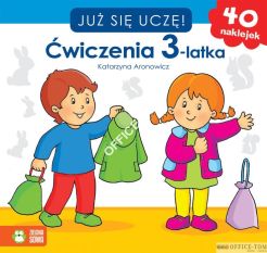 Książka Już się uczę. Ćwiczenia 3-latka 9788378957256 Zielona Sowa