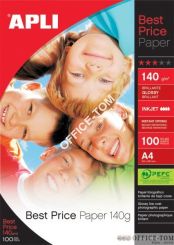 Papier Foto APLI A4 140g błyszczący (glossy)100