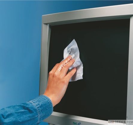 Chusteczki wilgotne i suche do czyszczenia ekranów ESSELTE DATALINE (po 50)