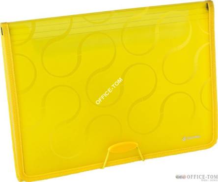 Teczka A4 6-przegródek OMEGA żółta 0410-0041-06 Panta Plas