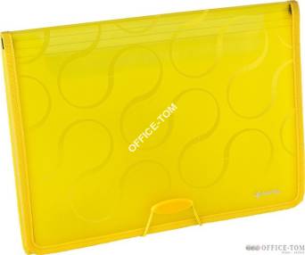 Teczka A4 6-przegródek OMEGA żółta 0410-0041-06 Panta Plas