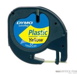 Taśma LETRAG żółta 59423 DYMO 12*4m               S0721570
