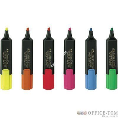 Zakreślacz 48 Różowy 10 Szt. FABER-CASTELL