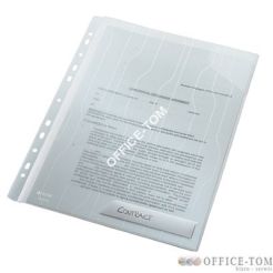 Folder LEITZ Combifile, usztywniony,  niebieski przezroczty, folia 3