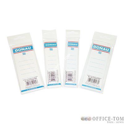 Etykiety DONAU dwustronne do segregatora 5 CM/20