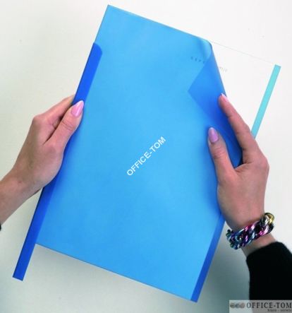 Grzbiety zaciskowe DURABLE A4/30 2900/06 niebieski 100szt