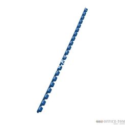 Grzbiety palstikowe LEITZ do bindowania   6 mm, niebieski