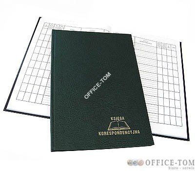 Książka korespondencyjna A-4 96 kartek   - zieleń Warta