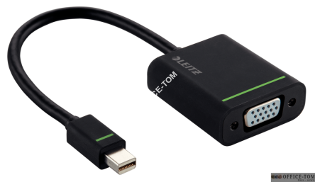 Adapter Mini DisplayPort - VGA Leitz Complete, czarny Leitz 63090095