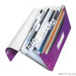 Teczka z przegródkami Leitz WOW , 6 przegródek, 250kartek A4 Metaliczna fioletowa - 2