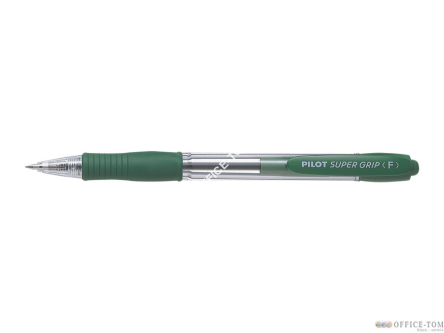 Długopis olejowy PILOT SUPER GRIP zielony