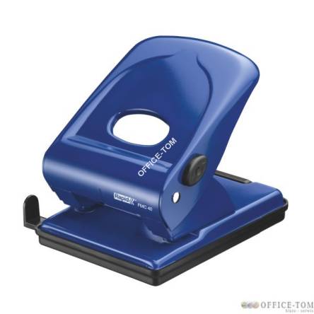 Dziurkacz metalowy duży RAPID FMC40 40kartek Niebieski 5000286