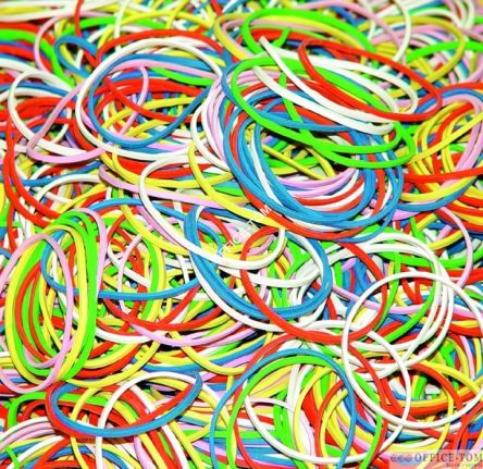 Gumki recepturki DONAU 0,1 kg, mix kolorow, 60 mm