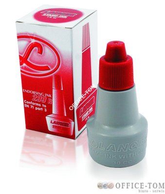 Tusz do stempli LANCER czerwony