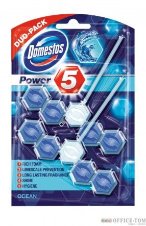 Zawieszka do toalety DOMESTOS POWER5 DUO OCEAN7x2x55g